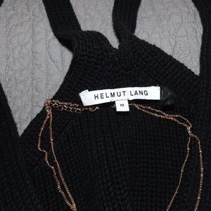 HELMUT LANG Racerback Sweater Tank